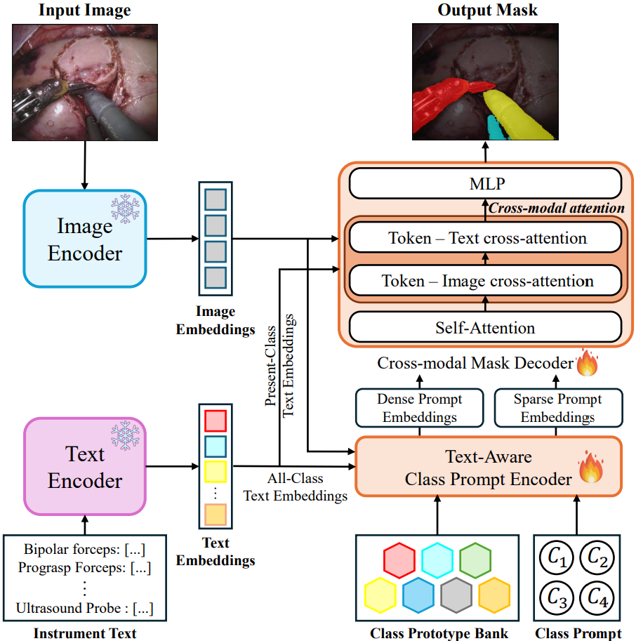 TeCIS: Text-enhanced Cross-modal Instrument Segmentation in Surgical Video